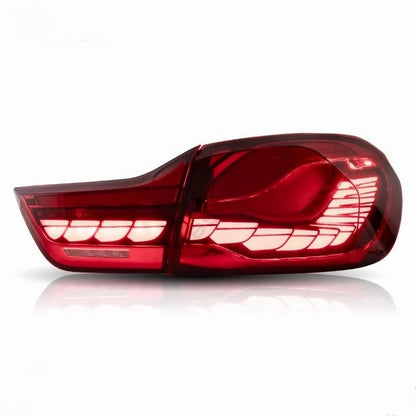 BMW 4 Series 2014–2020 Dragon Scales Tail Lights - ClutchBlaze