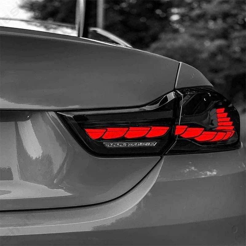 BMW 4 Series 2014–2020 Dragon Scales Tail Lights - ClutchBlaze