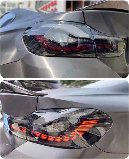 BMW 4 Series 2014–2020 Dragon Scales Tail Lights - ClutchBlaze