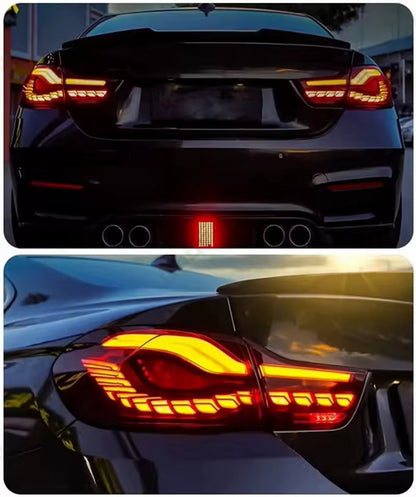 BMW 4 Series 2014–2020 Dragon Scales Tail Lights - ClutchBlaze