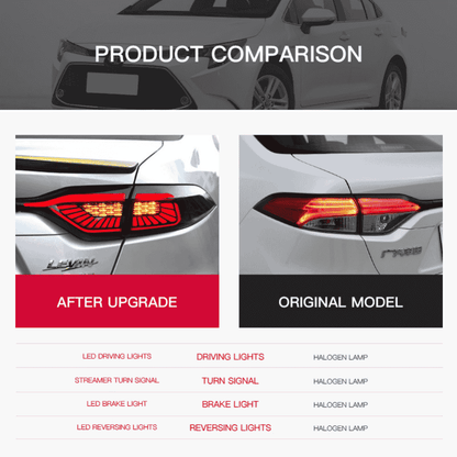 Toyota Corolla 2019-2024 Tail Lights - ClutchBlaze
