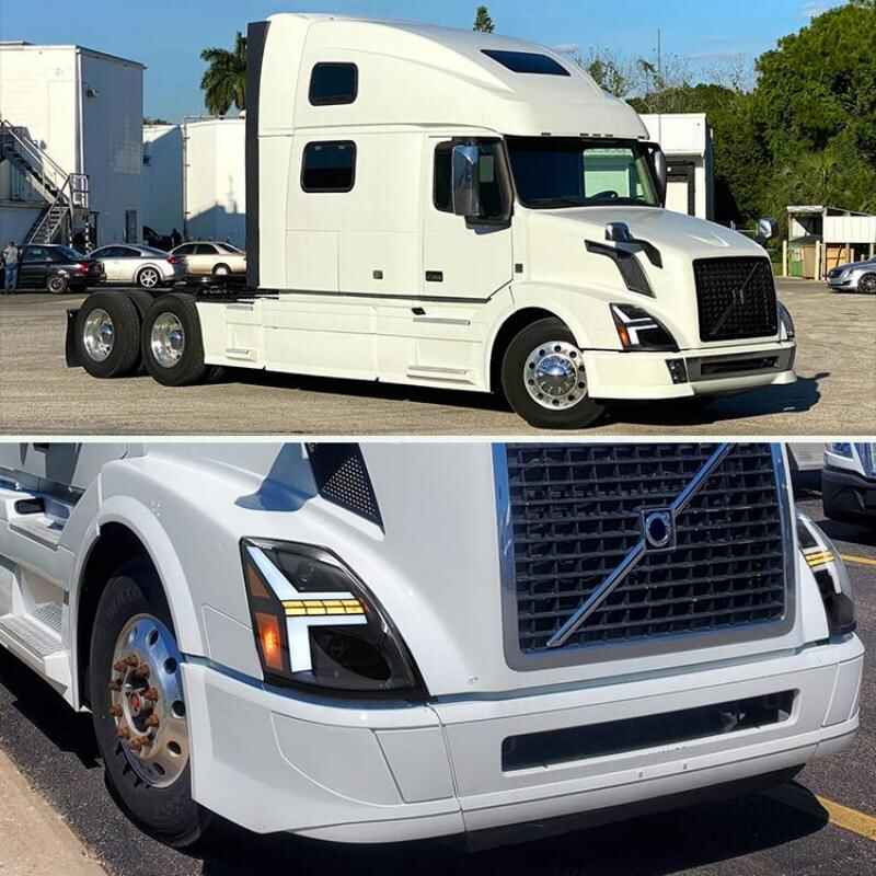 Volvo VNL/VNM 2004-2018 Headlights - ClutchBlaze
