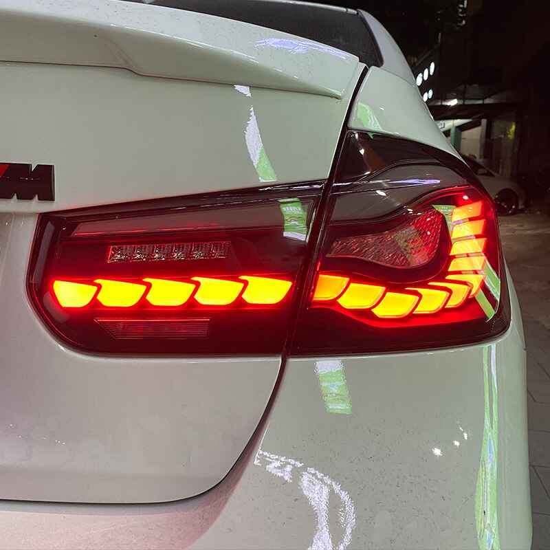 BMW 3 Series 2012-2018 Dragon Scales Tail Lights - ClutchBlaze