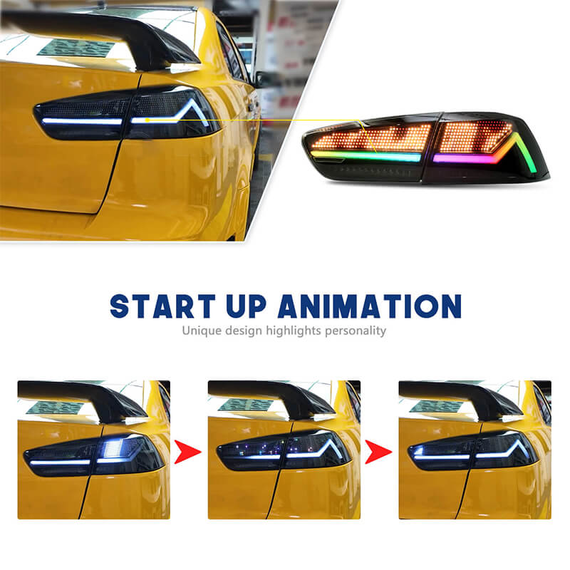 Mitsubishi Lancer/EVO 2008-2020 Digital Tail Lights - ClutchBlaze