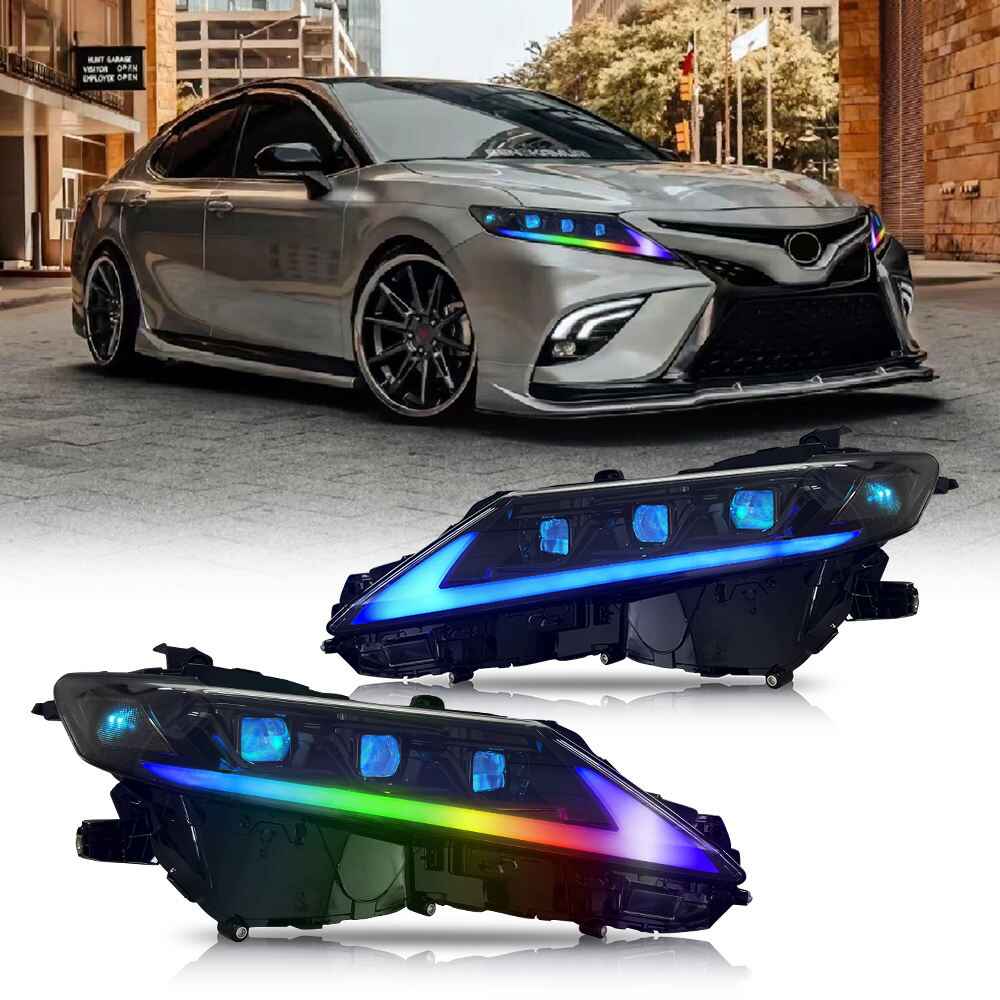 Toyota Camry 2018-2024 RGB Headlights - ClutchBlaze