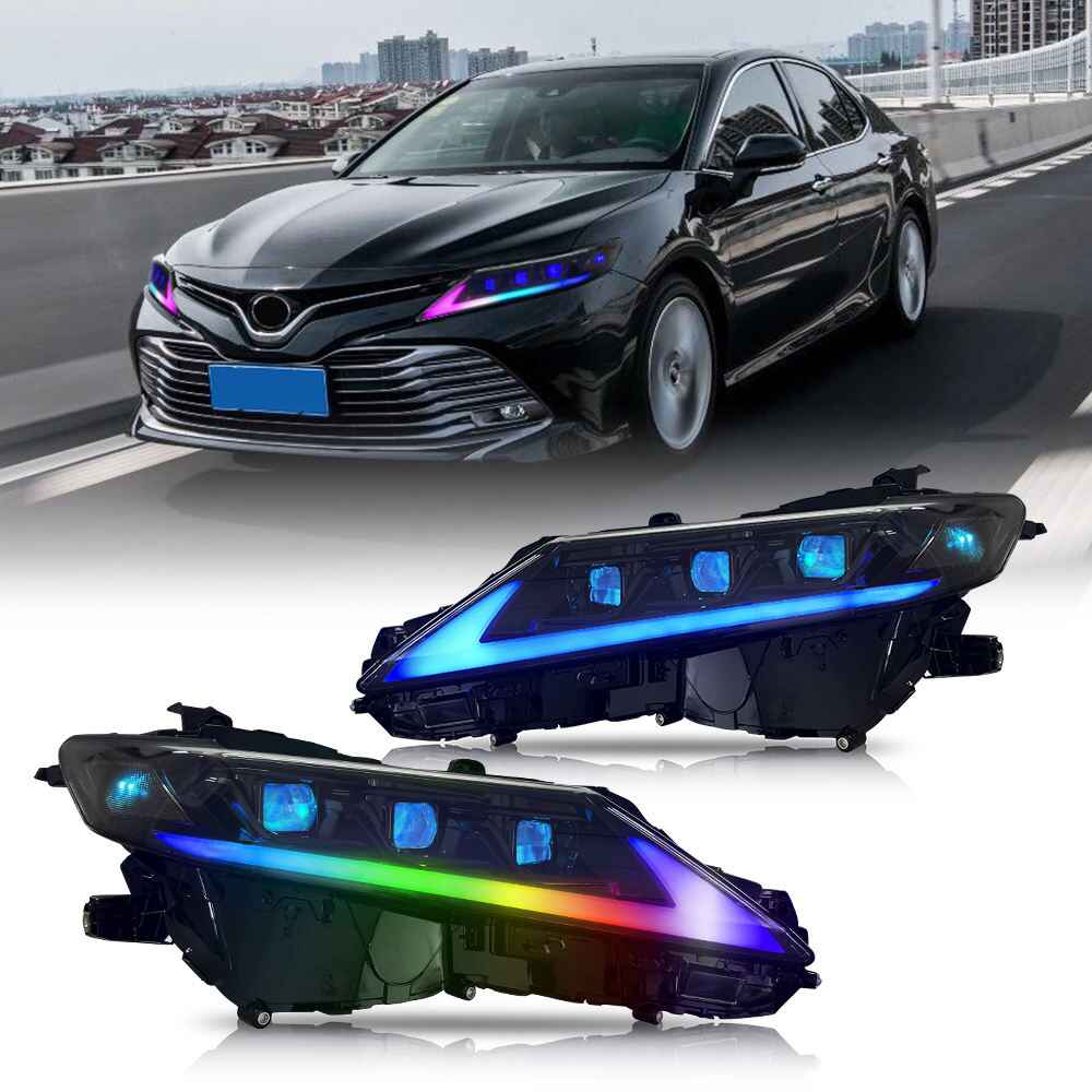 Toyota Camry 2018-2024 RGB Headlights - ClutchBlaze