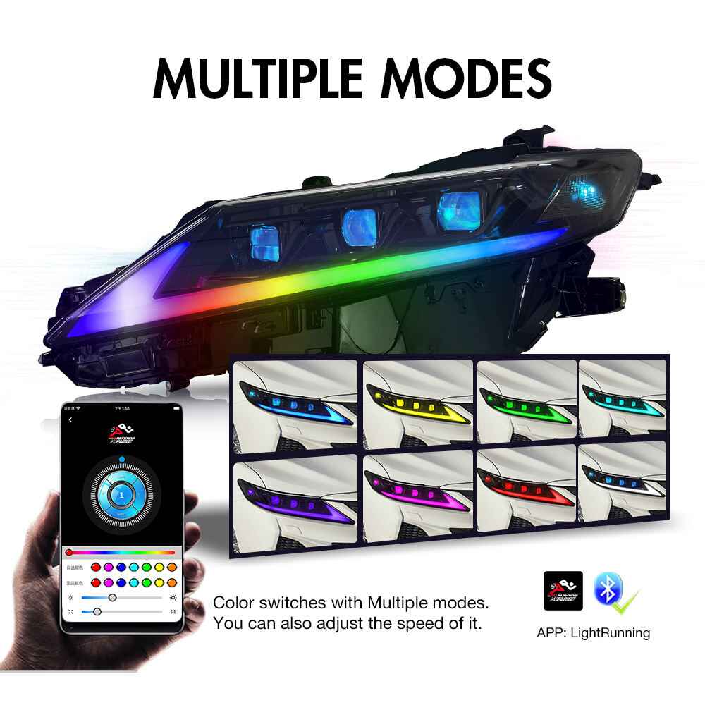Toyota Camry 2018-2024 RGB Headlights - ClutchBlaze