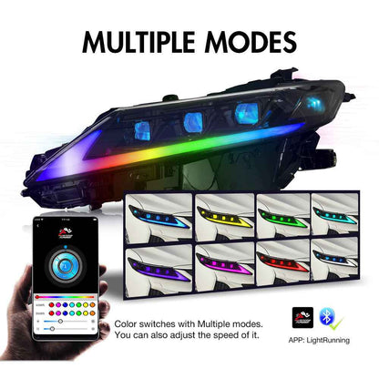 Toyota Camry 2018-2024 RGB Headlights - ClutchBlaze