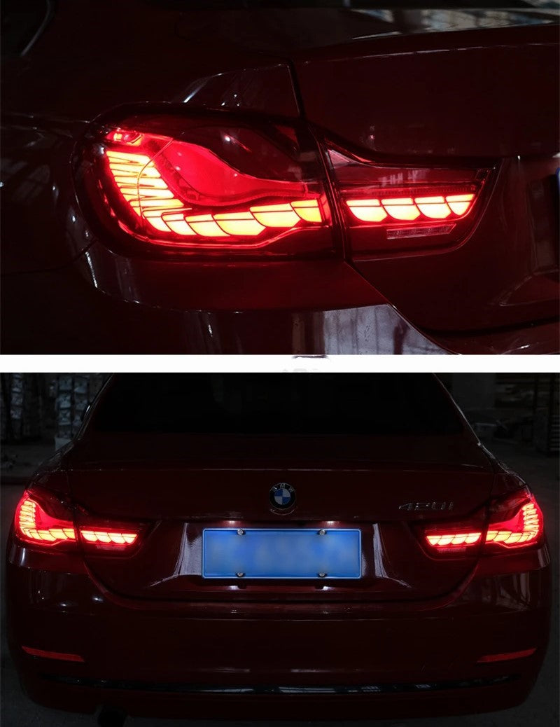 BMW 4 Series 2014–2020 Dragon Scales Tail Lights - ClutchBlaze