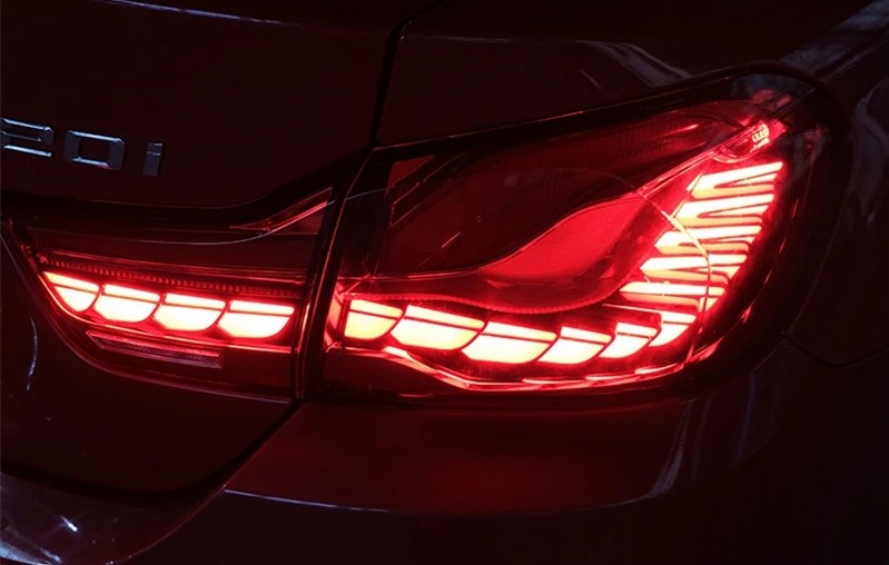 BMW 4 Series 2014–2020 Dragon Scales Tail Lights - ClutchBlaze