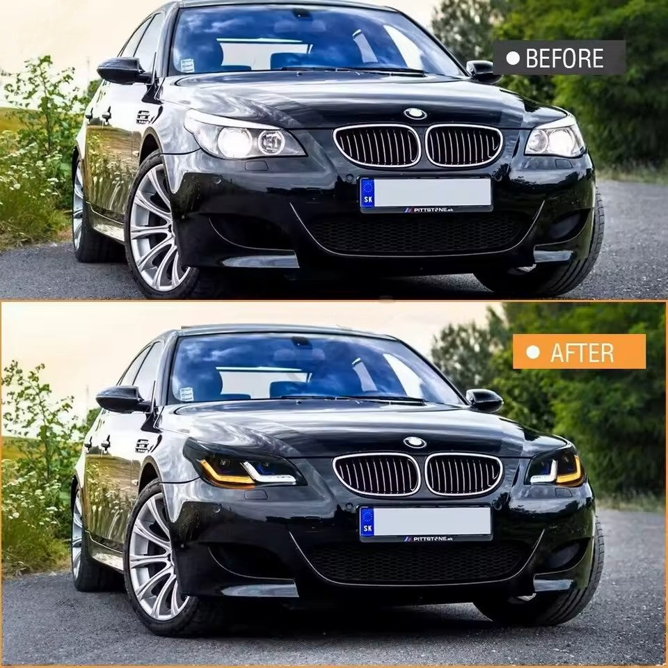 BMW 5 Series 2004-2010 Headlights - ClutchBlaze
