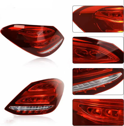 Mercedes-Benz C-Class 2015-2018 Tail Lights - ClutchBlaze