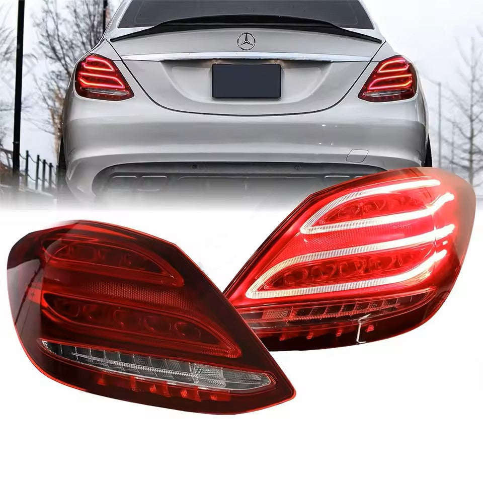 Mercedes-Benz C-Class 2015-2018 Tail Lights - ClutchBlaze