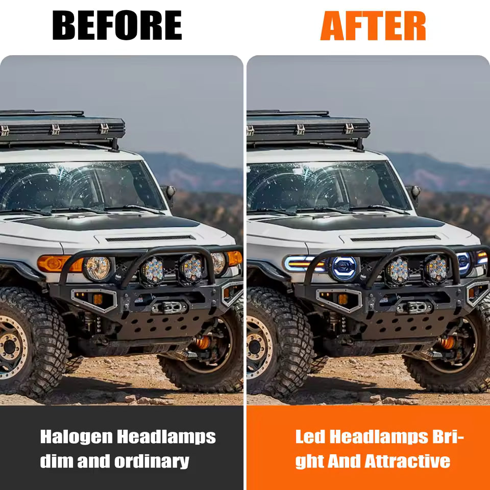 Toyota FJ Cruiser 2007-2016 Headlights - ClutchBlaze