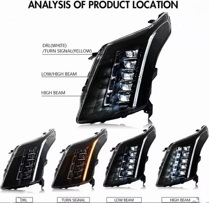 Cadillac SRX 2010-2016 Headlights - ClutchBlaze