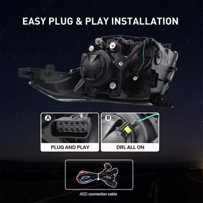 Cadillac SRX 2010-2016 Headlights - ClutchBlaze