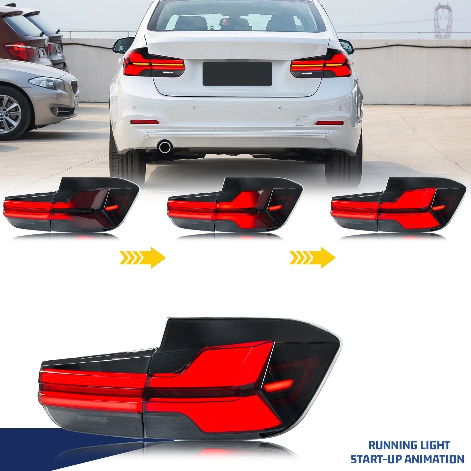 BMW 3 Series 2012-2018 Tail Lights - ClutchBlaze