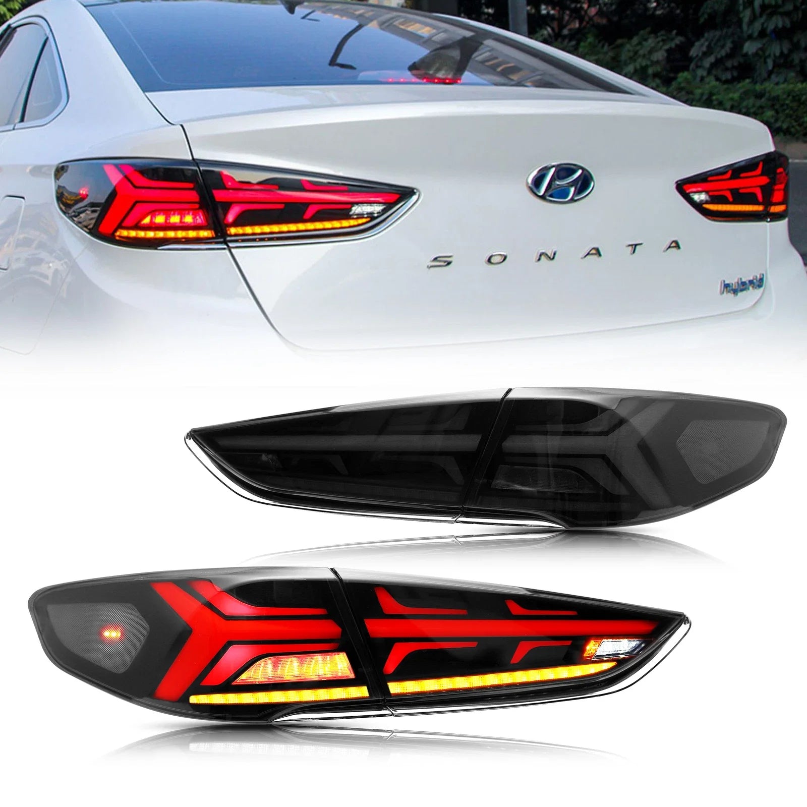Hyundai Sonata 2018-2020 Tail Lights - ClutchBlaze