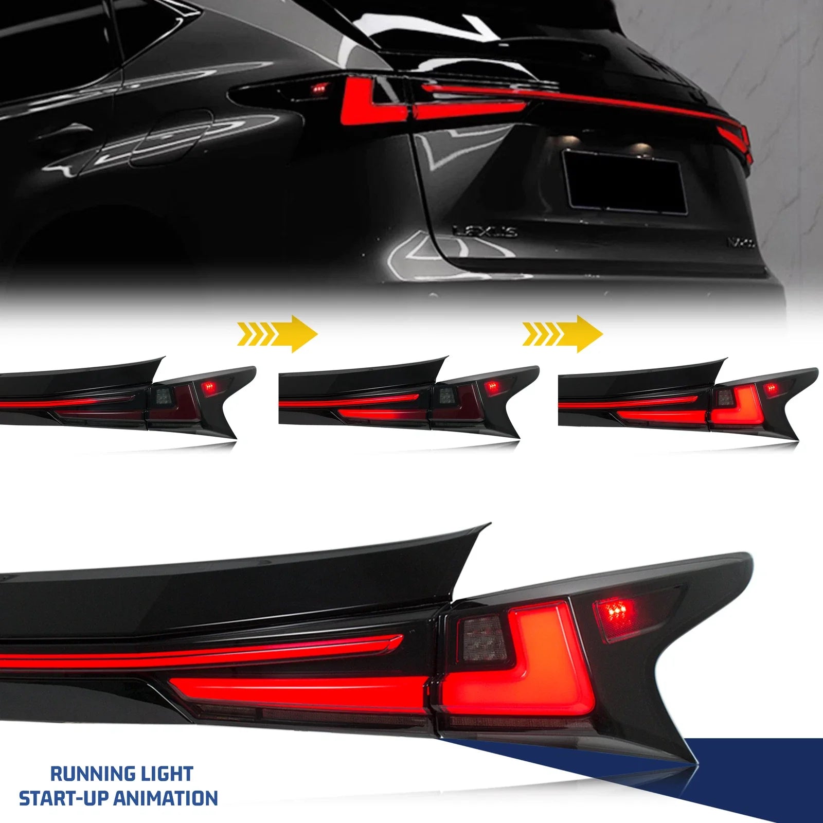 Lexus NX 2014-2021 Tail Lights - ClutchBlaze