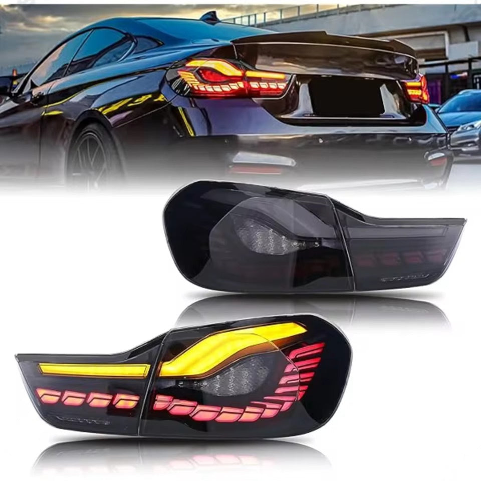 BMW 4 Series 2014–2020 Dragon Scales Tail Lights - ClutchBlaze